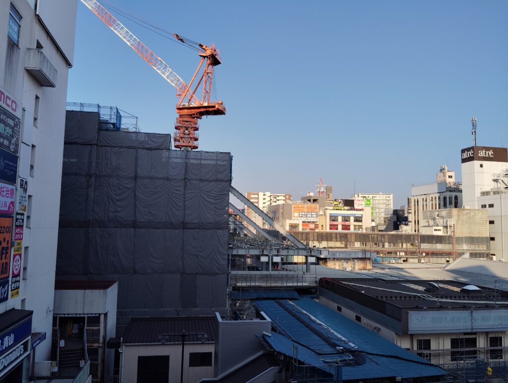 松戸駅ビル改良工事 2025年1月24日