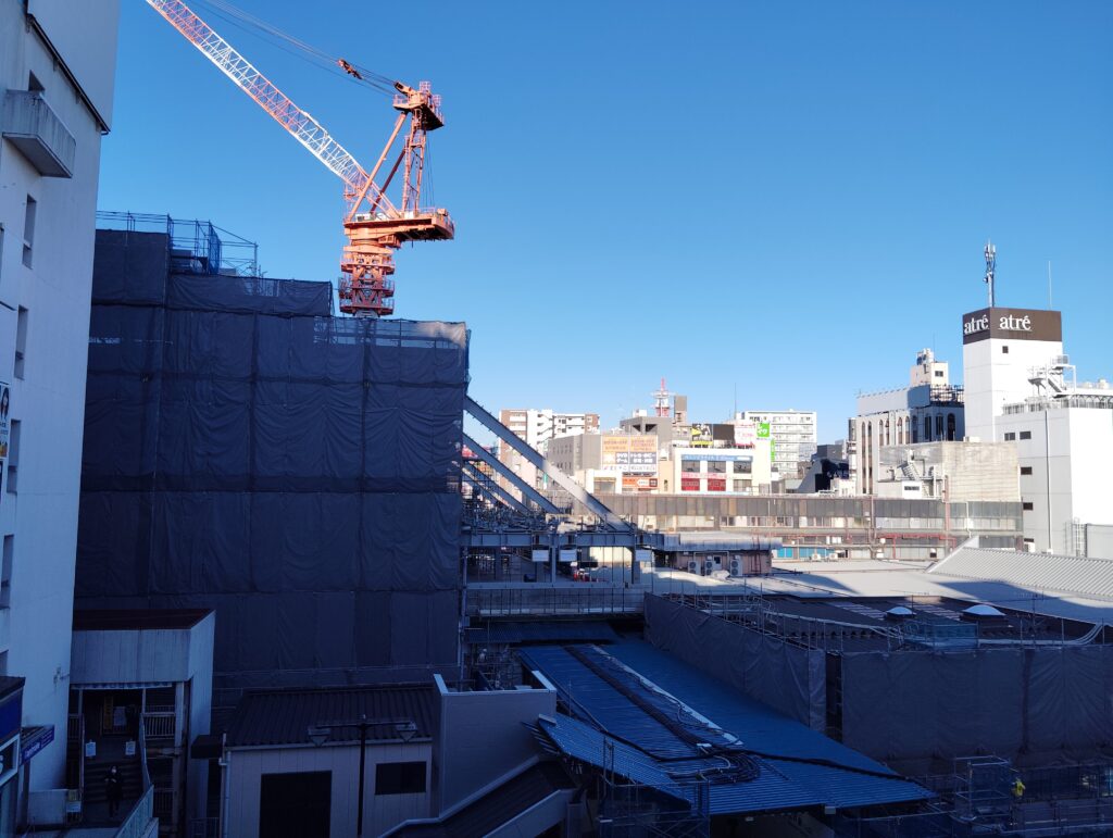 松戸駅ビル改良工事 2025年1月30日