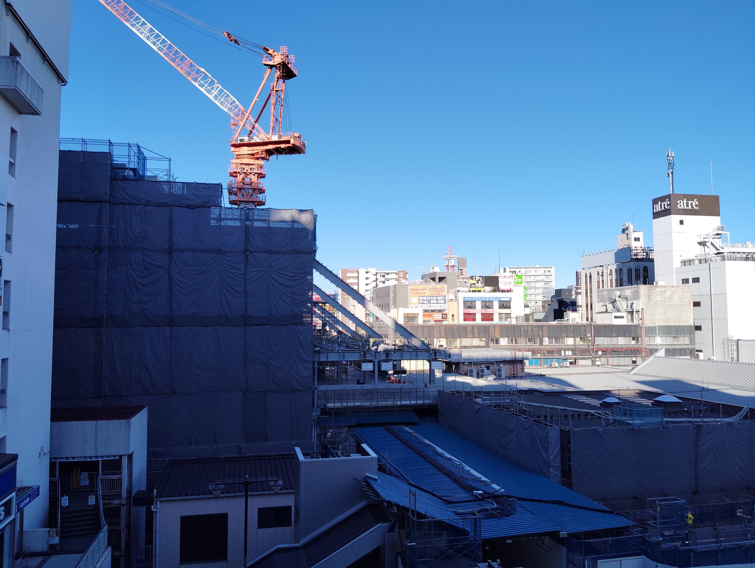 松戸駅ビル改良工事　2025年1月31日