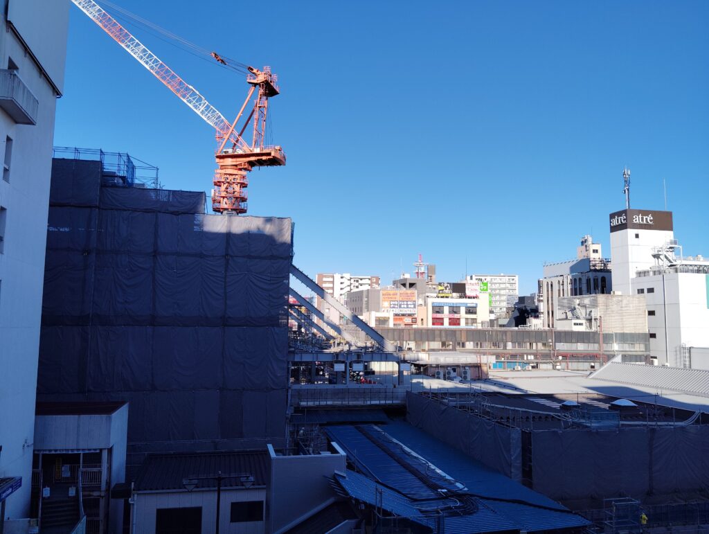 松戸駅ビル改良工事 2025年2月4日