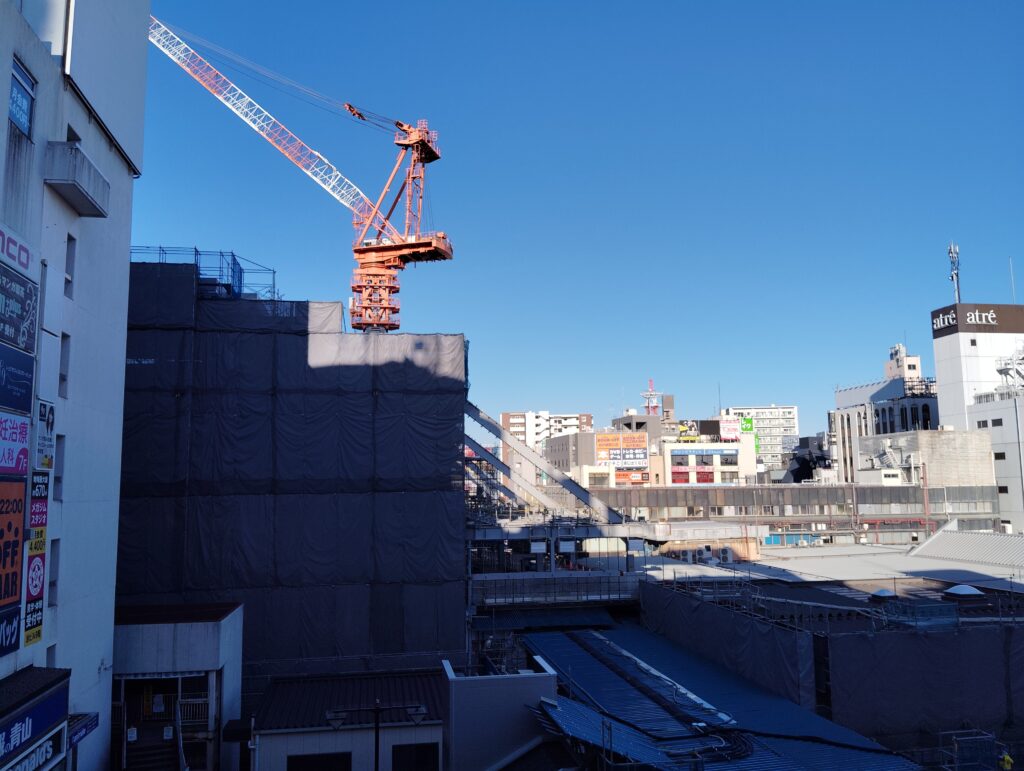松戸駅ビル改良工事 2025年2月7日