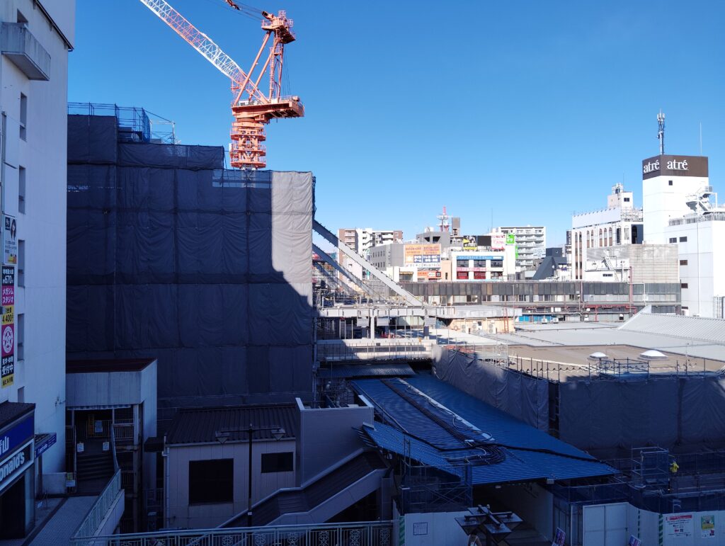 松戸駅ビル改良工事 2025年2月8日