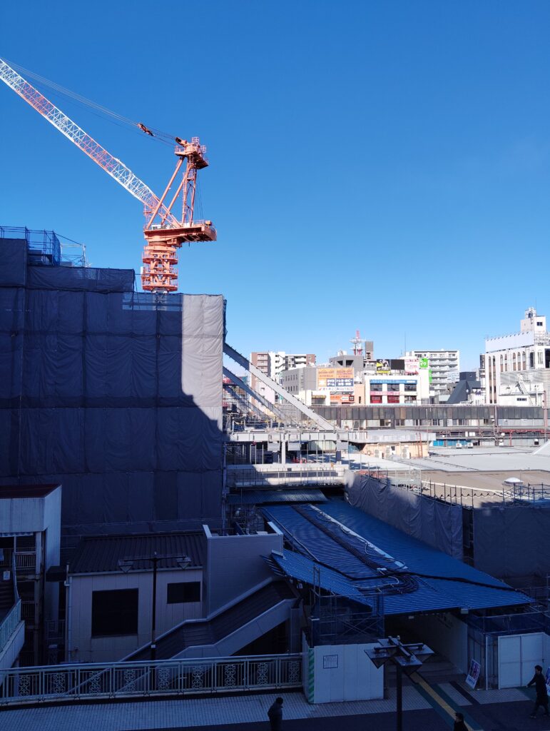松戸駅ビル改良工事 2025年2月8日