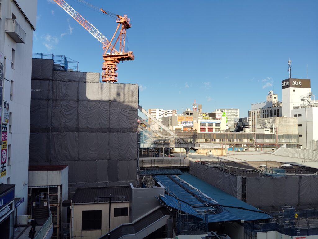 松戸駅ビル改良工事 2025年2月13日