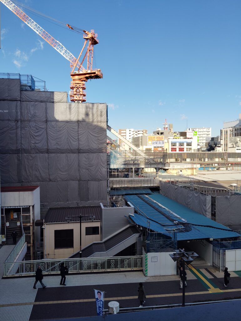 松戸駅ビル改良工事 2025年2月13日