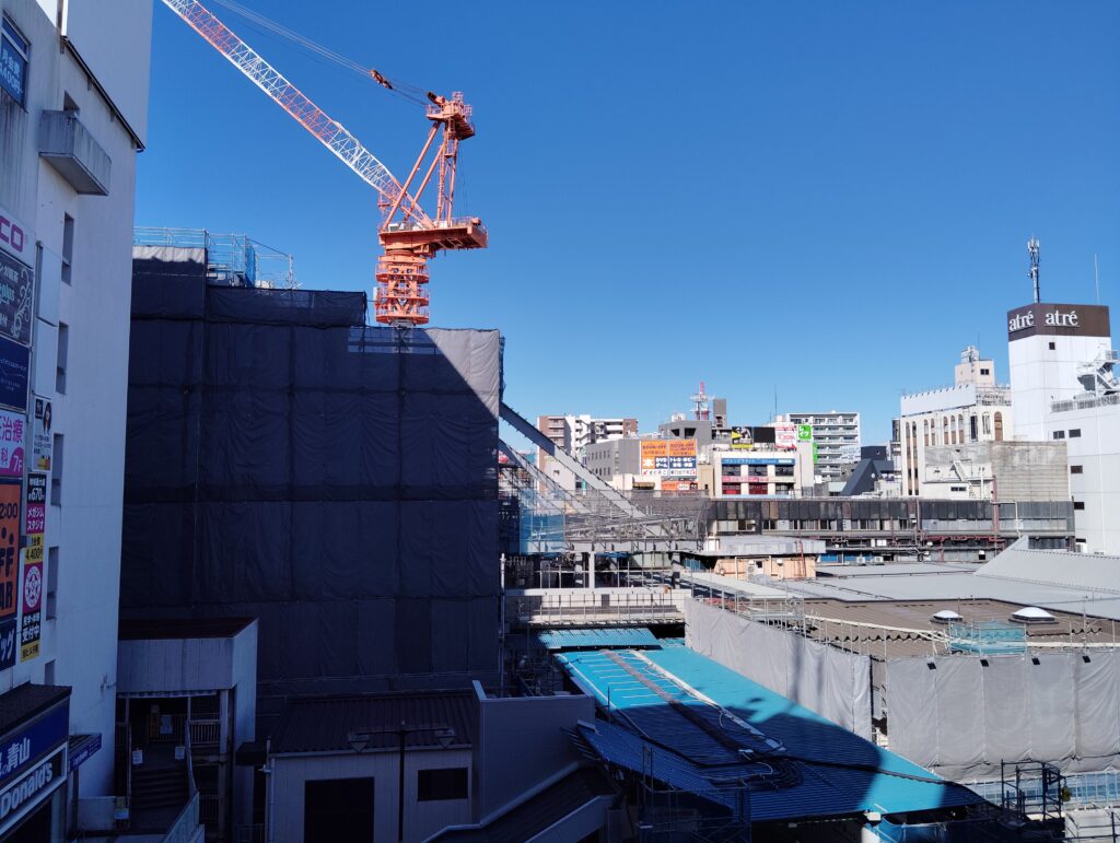 松戸駅ビル改良工事 2025年2月20日