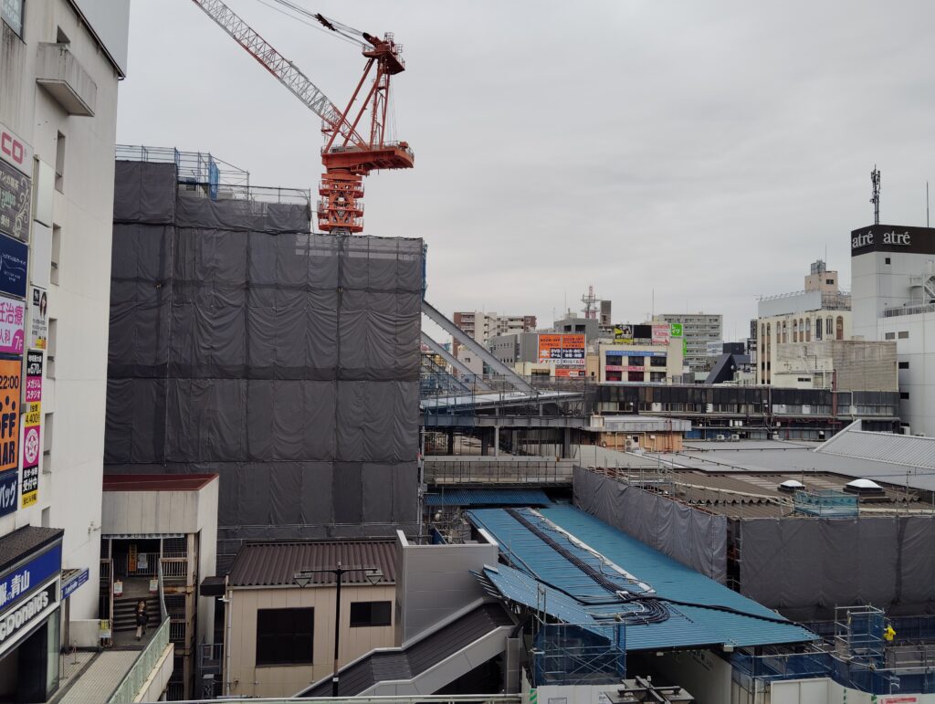 松戸駅ビル改良工事 2025年3月8日