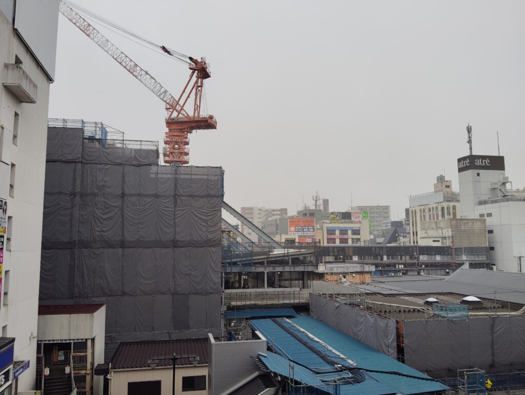 松戸駅ビル改良工事 2025年3月12日
