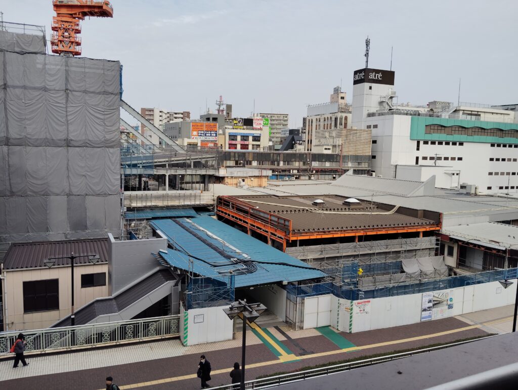松戸駅ビル改良工事 2025年3月15日