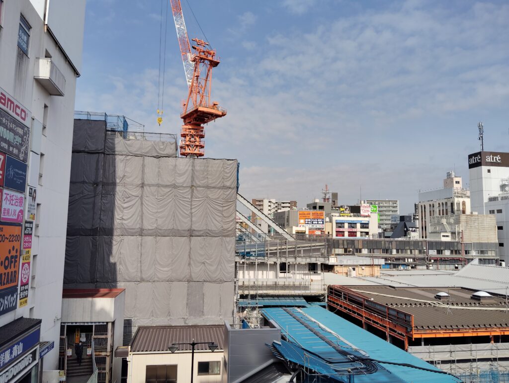 松戸駅ビル改良工事 2025年4月8日