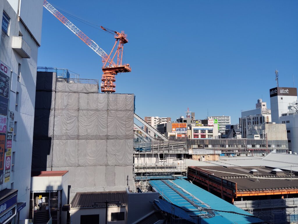 松戸駅ビル改良工事 2025年4月9日