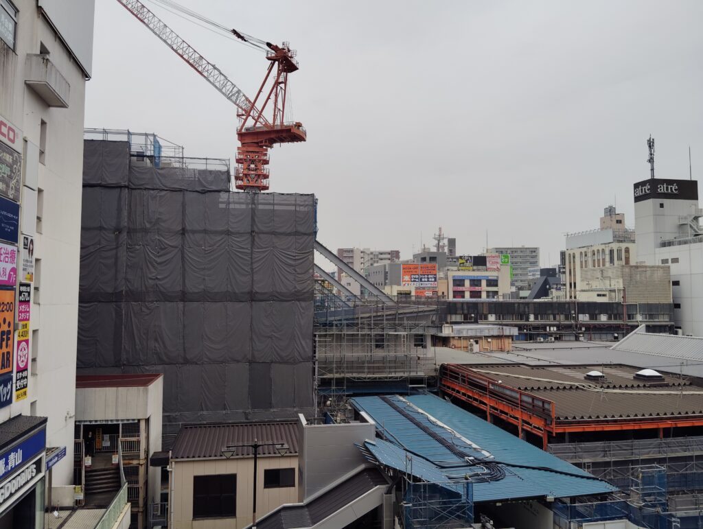 松戸駅ビル改良工事 2025年4月11日