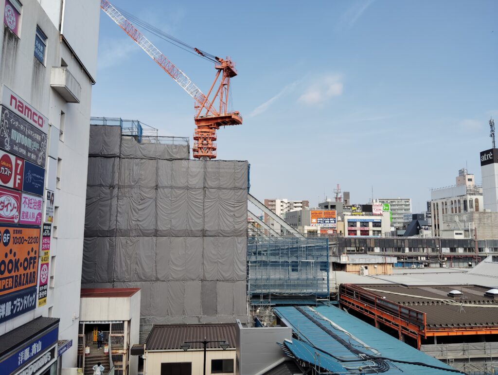 松戸駅ビル改良工事 2025年4月22日
