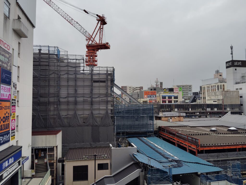 松戸駅ビル改良工事 2025年4月25日