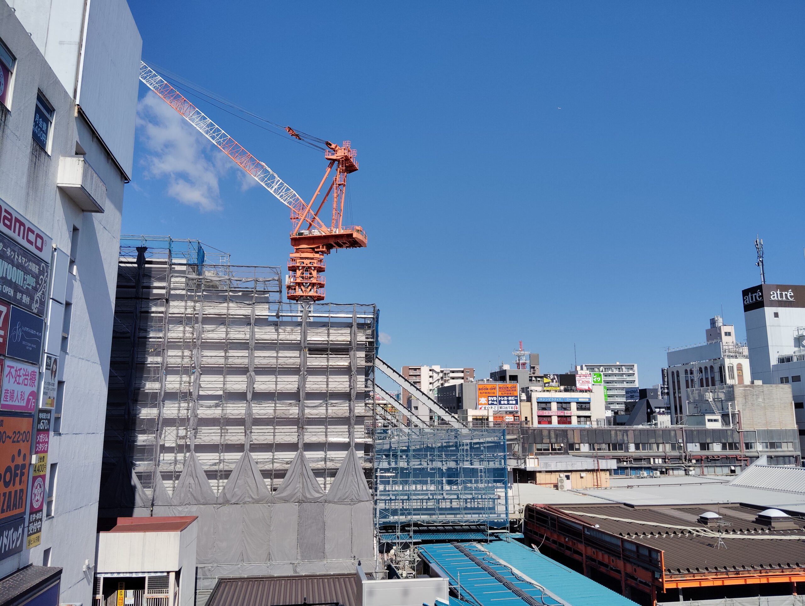 松戸駅ビル改良工事　2025年4月29日