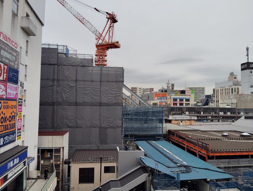 松戸駅ビル改良工事 2025年5月9日