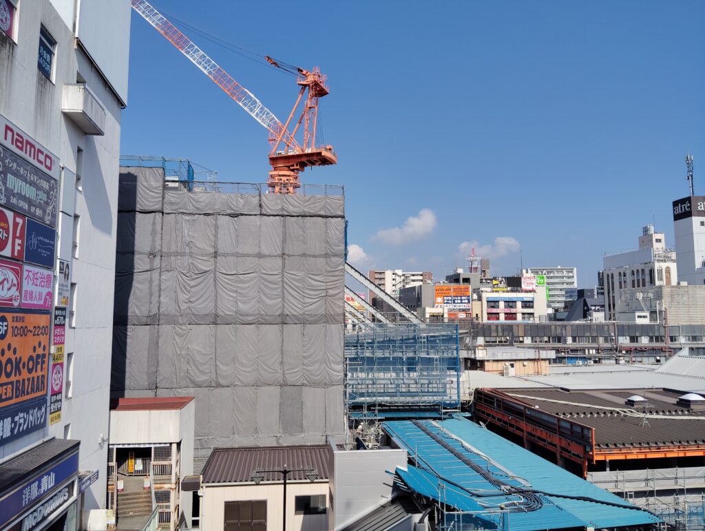 松戸駅ビル改良工事 2025年5月13日