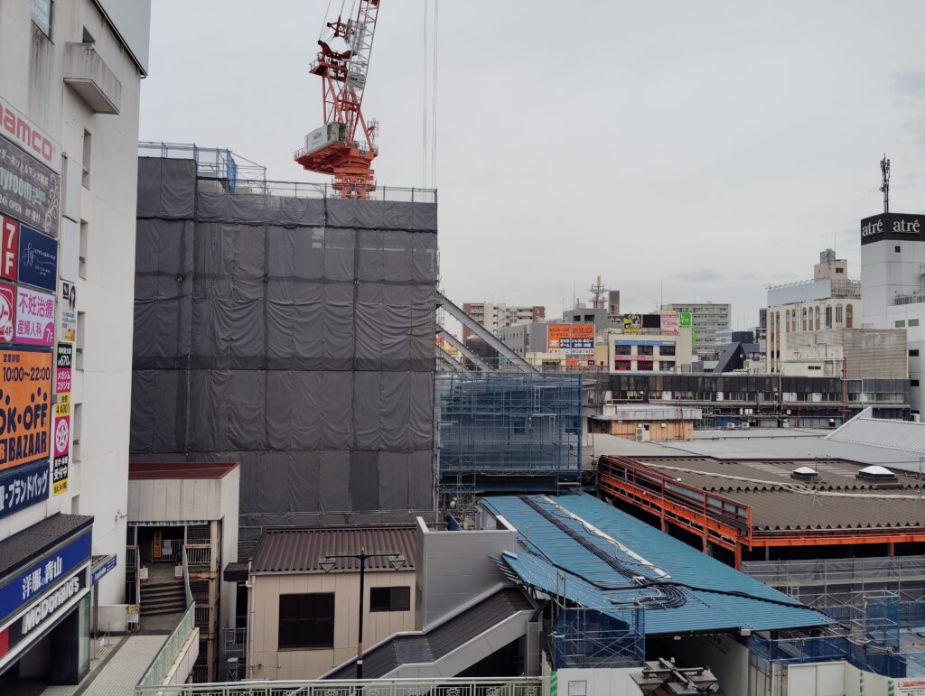 松戸駅ビル改良工事 2025年5月22日