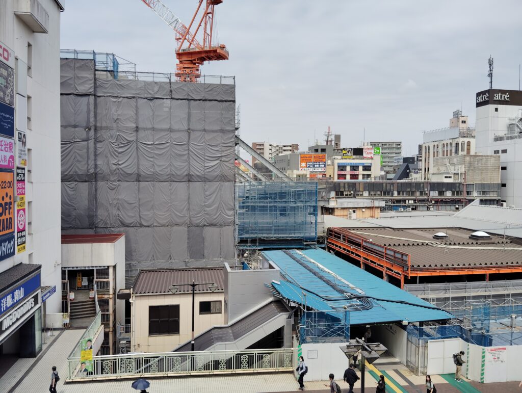 松戸駅ビル改良工事 2025年5月23日
