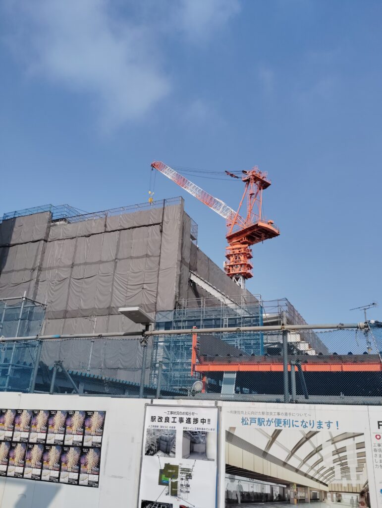 松戸駅ビル改良工事　2025年7月8日