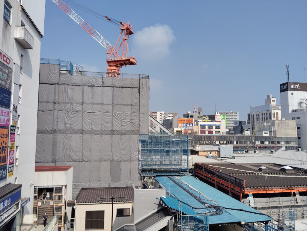 松戸駅ビル改良工事　2025年7月8日