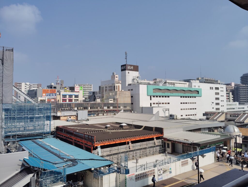松戸駅ビル改良工事　2025年7月8日