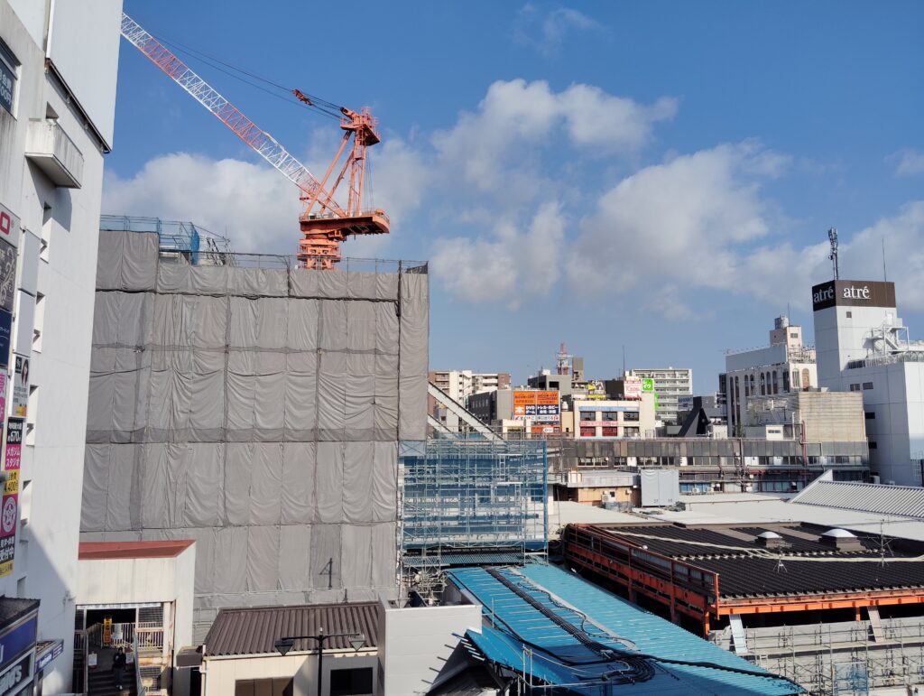 松戸駅ビル改良工事　2025年7月10日