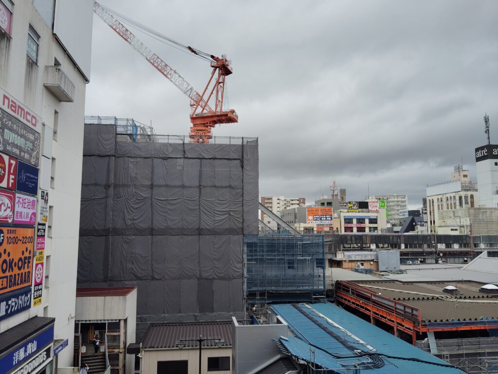 松戸駅ビル改良工事　2025年7月15日