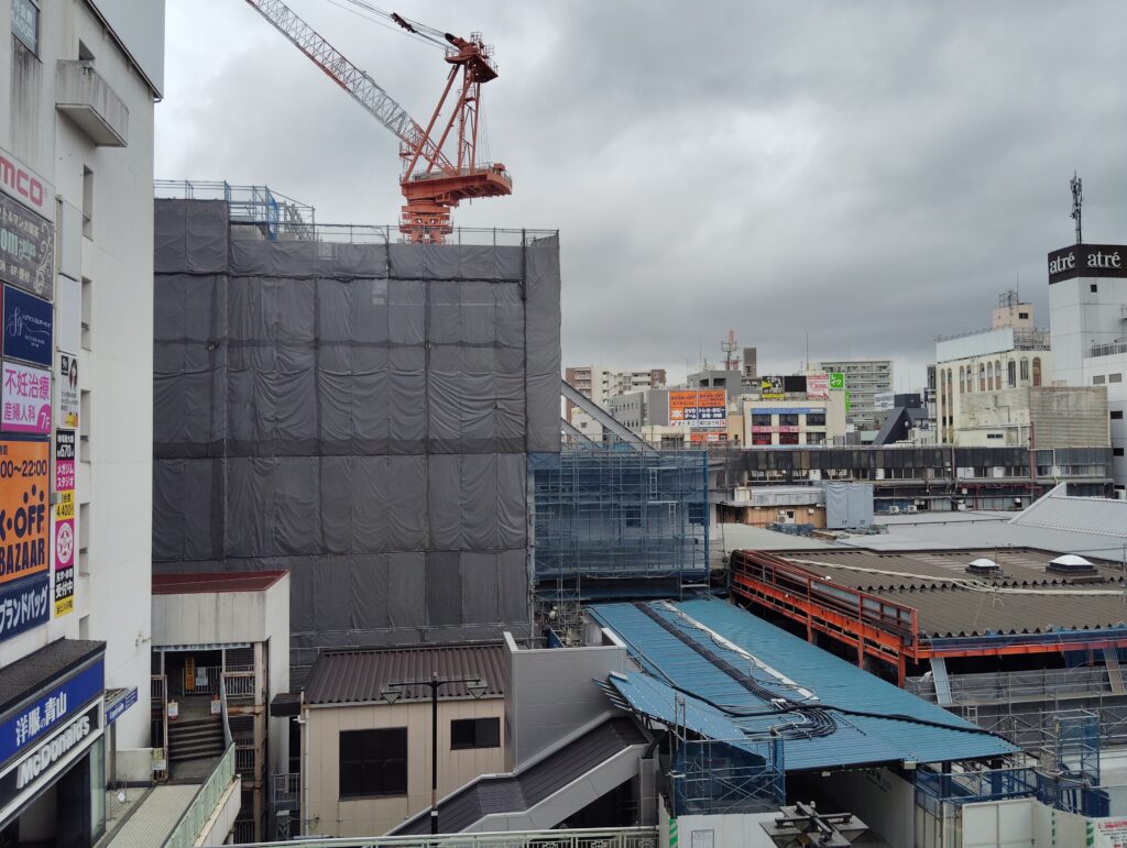松戸駅ビル改良工事　2025年7月16日