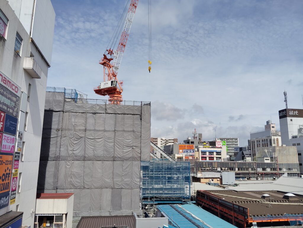 松戸駅ビル改良工事　2025年7月17日