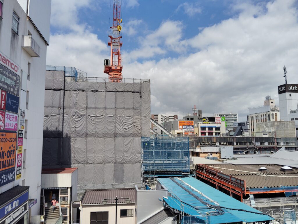 松戸駅ビル改良工事　2025年7月18日