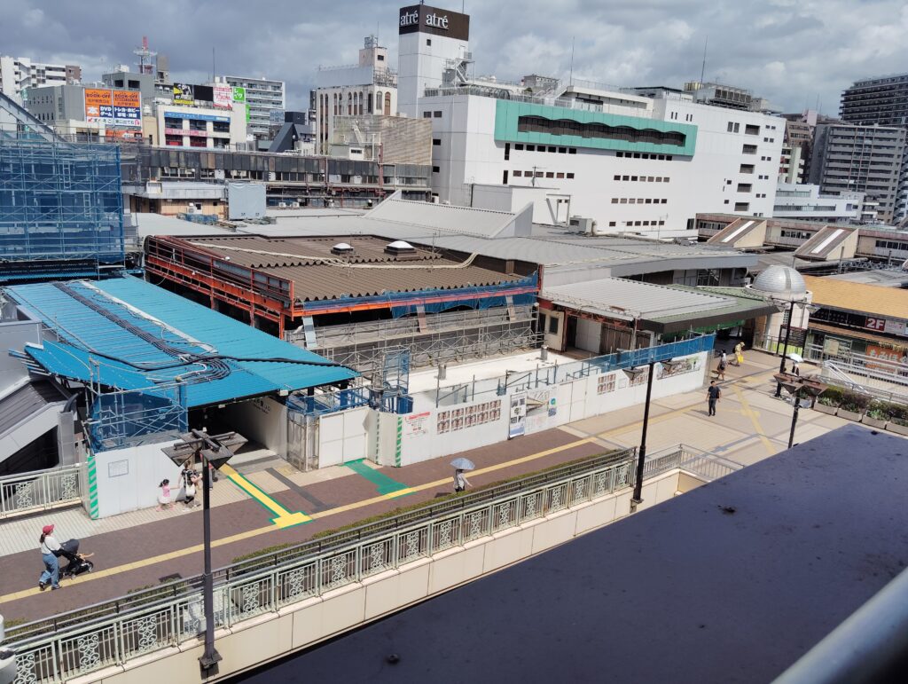 松戸駅ビル改良工事　2025年7月18日