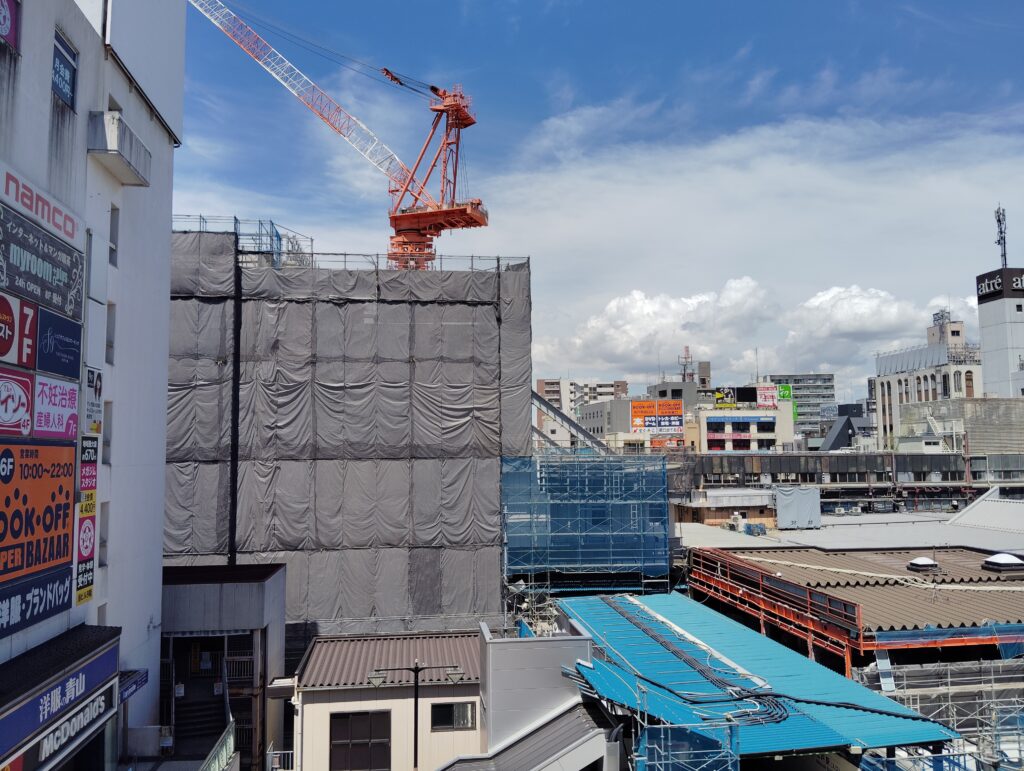 松戸駅ビル改良工事　2025年7月19日