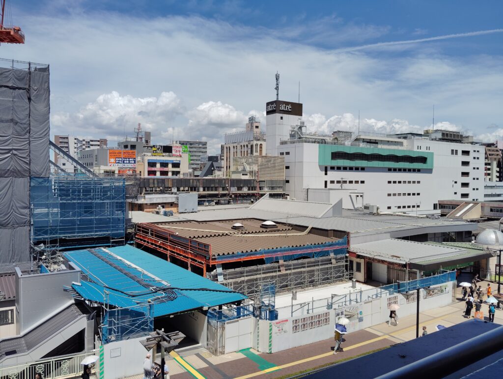 松戸駅ビル改良工事　2025年7月19日