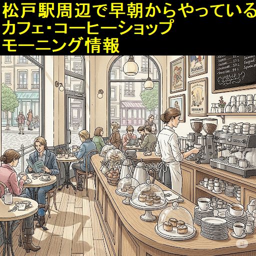 松戸駅周辺で早朝からやっているカフェ・コーヒーショップ　モーニング情報