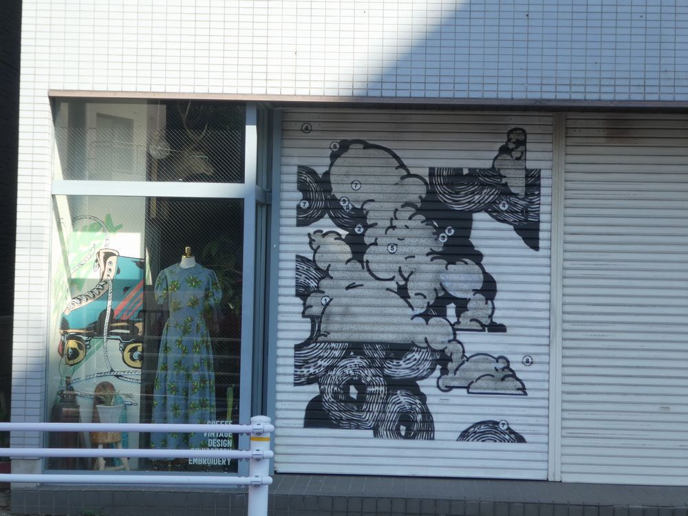フジクラスポーツのシャッターアート
