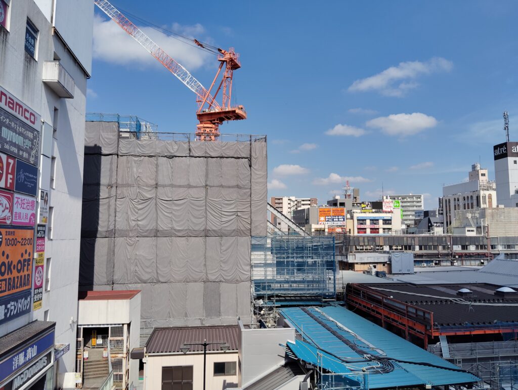 松戸駅ビル改良工事　2025年7月22日