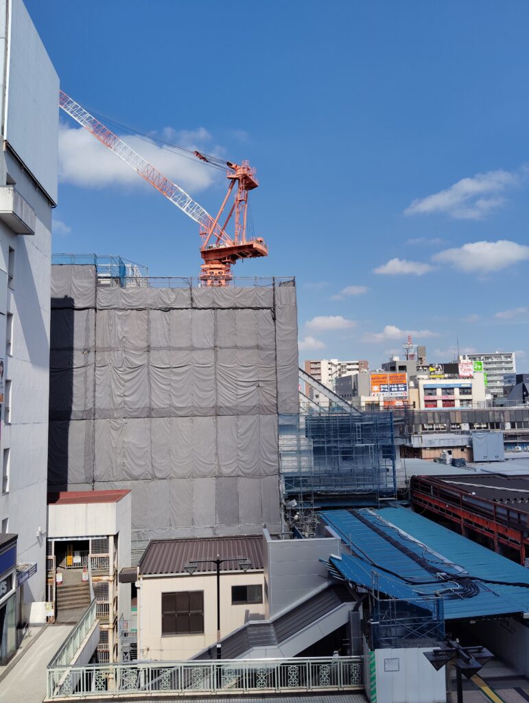 松戸駅ビル改良工事　2025年7月22日