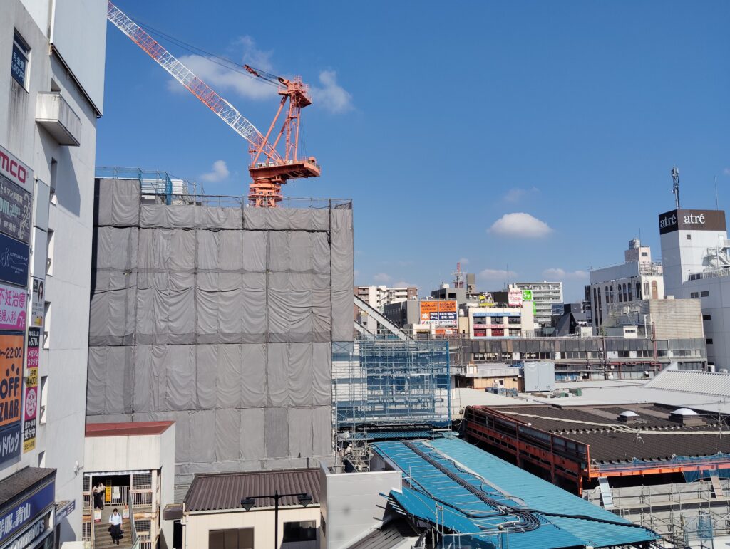 松戸駅ビル改良工事　2025年7月25日