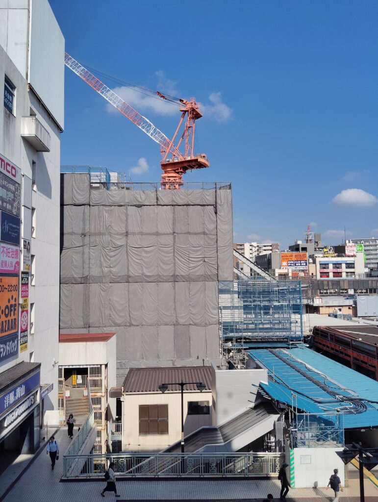 松戸駅ビル改良工事　2025年7月25日