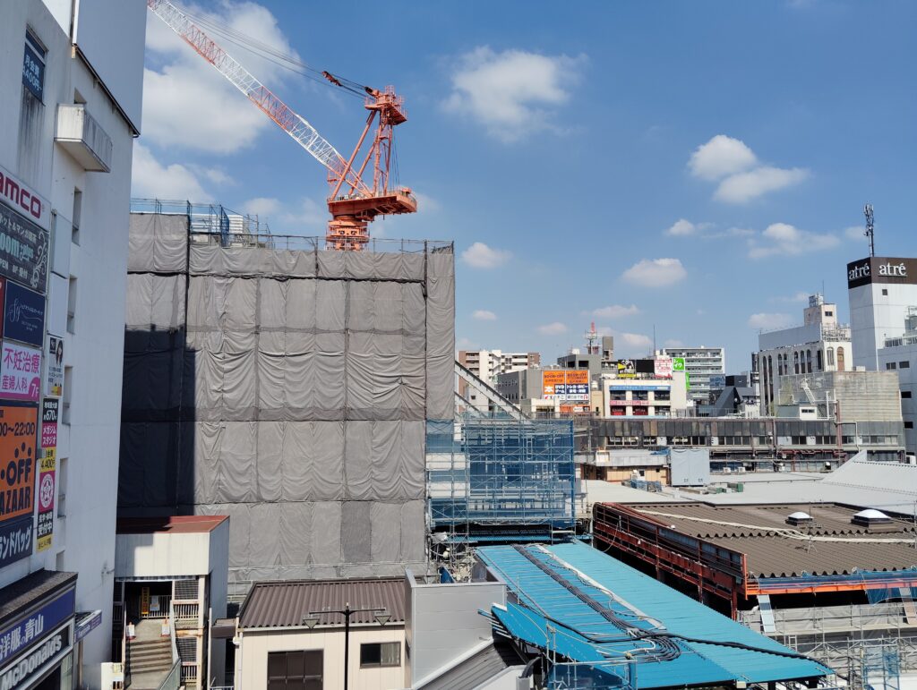 松戸駅ビル改良工事　2025年7月26日