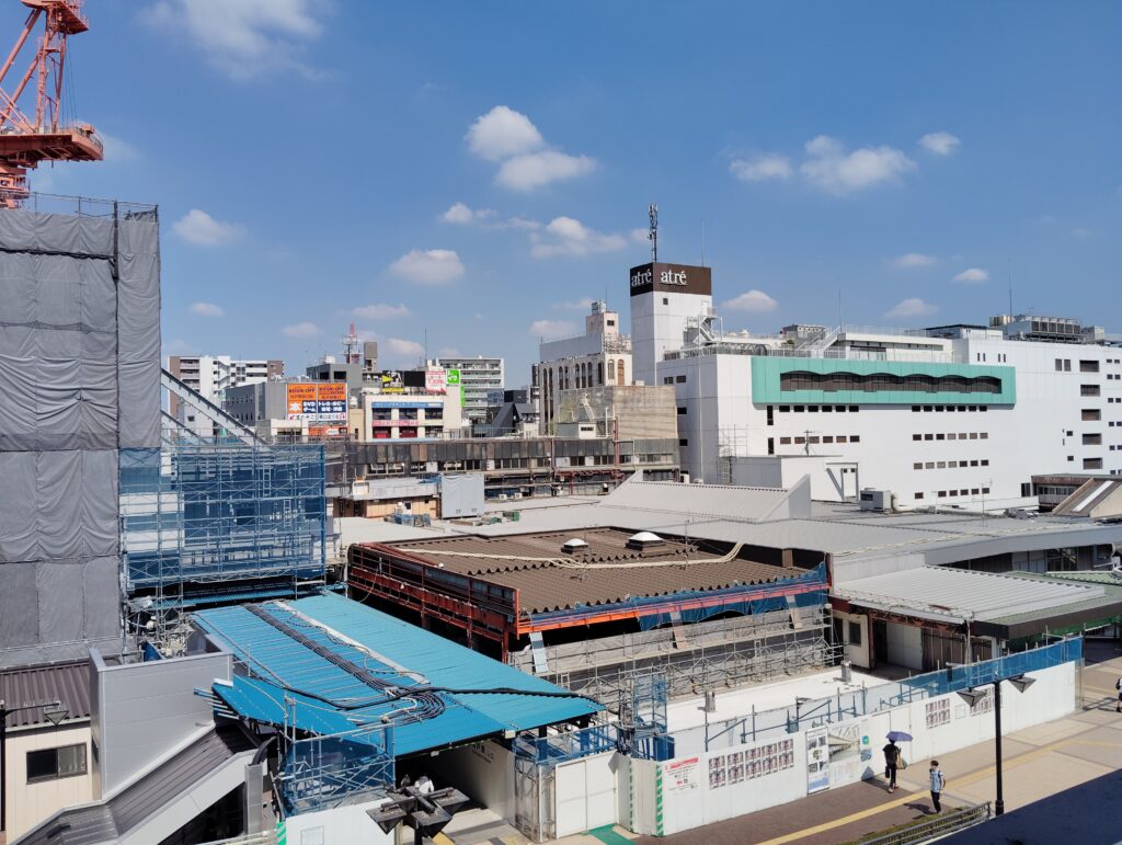 松戸駅ビル改良工事　2025年7月26日