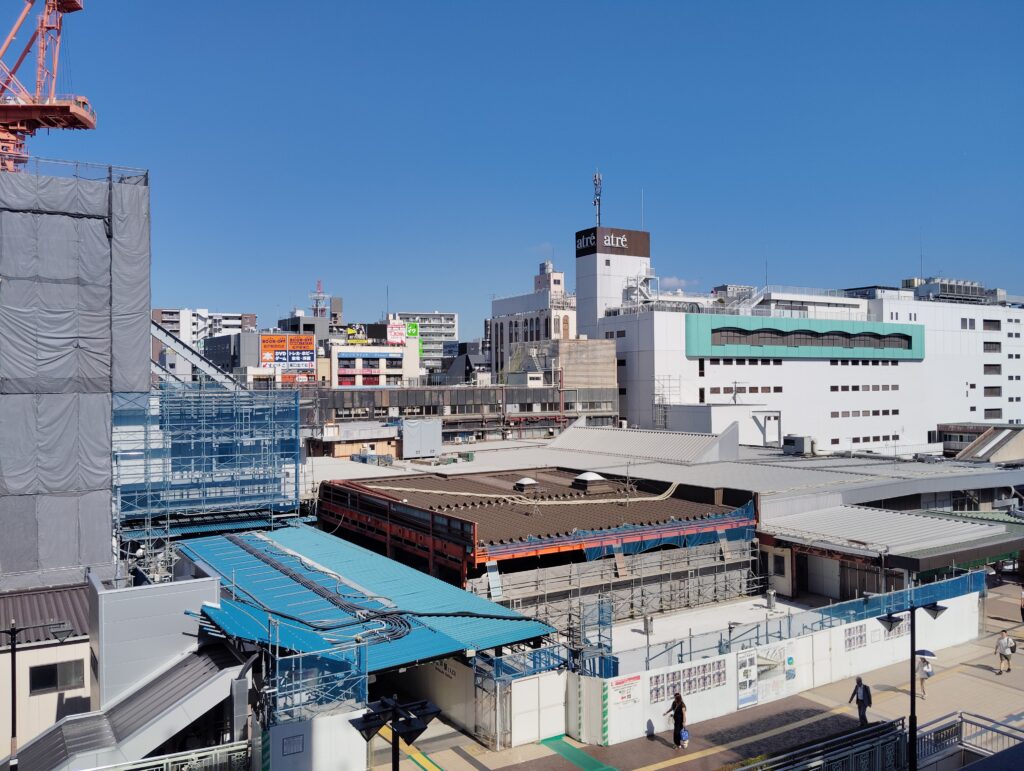 松戸駅ビル改良工事　2025年7月29日