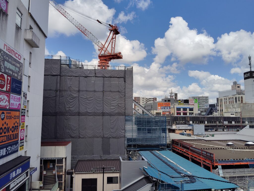 松戸駅ビル改良工事　2025年7月30日