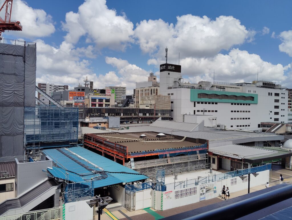 松戸駅ビル改良工事　2025年7月30日