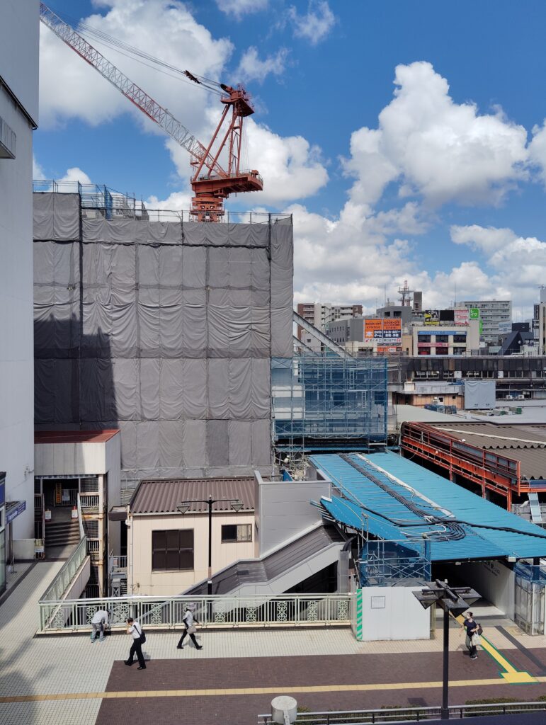 松戸駅ビル改良工事　2025年7月30日