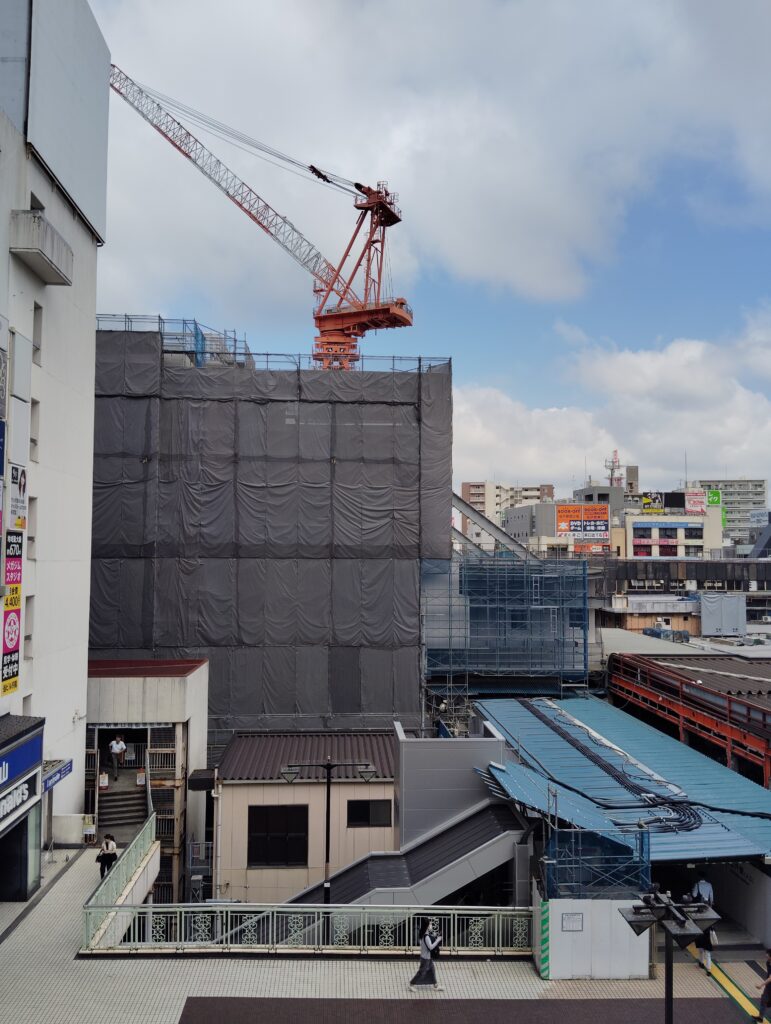 松戸駅ビル改良工事　2025年7月31日