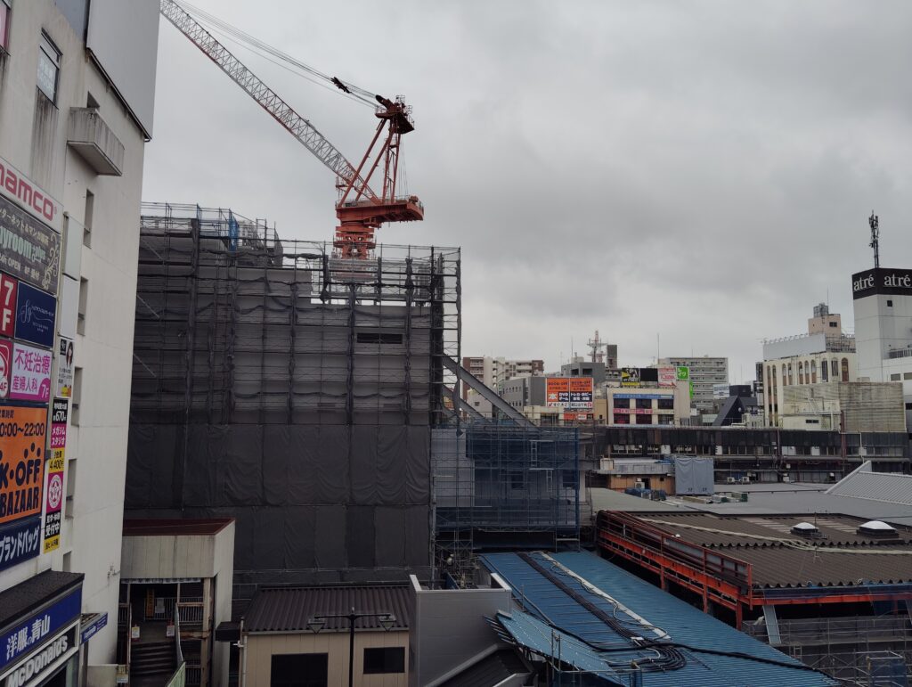松戸駅ビル改良工事　2025年8月1日