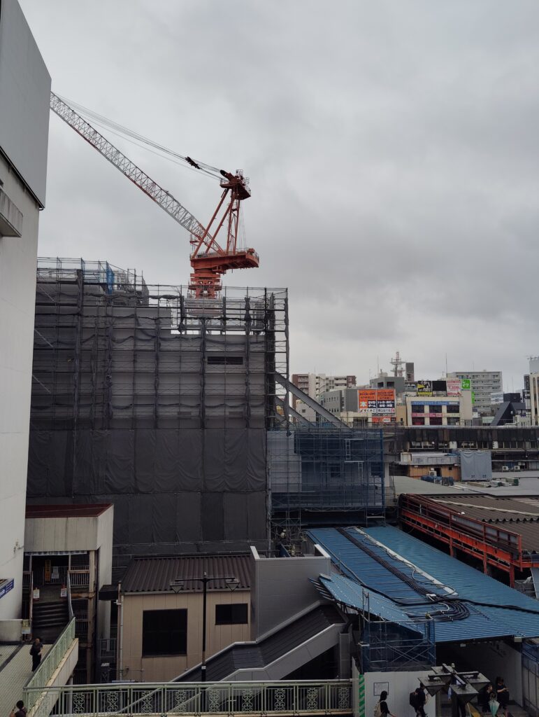 松戸駅ビル改良工事　2025年8月1日