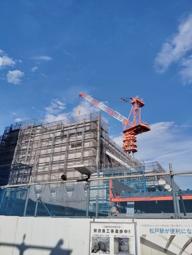 松戸駅ビル改良工事　2025年8月5日